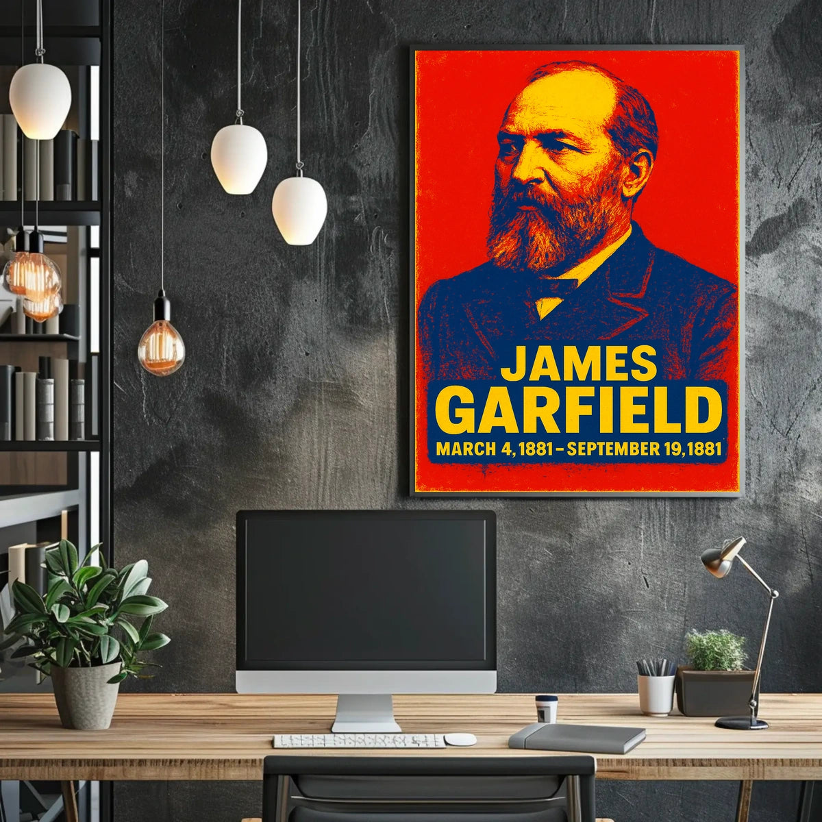 James Garfield Presidential Term Poster