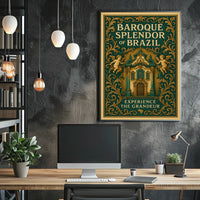 Baroque Splendor of Brazil Poster