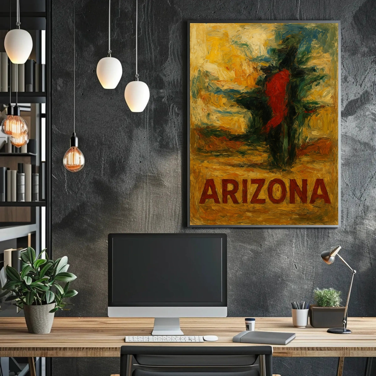 Arizona Impressionist Landscape Poster