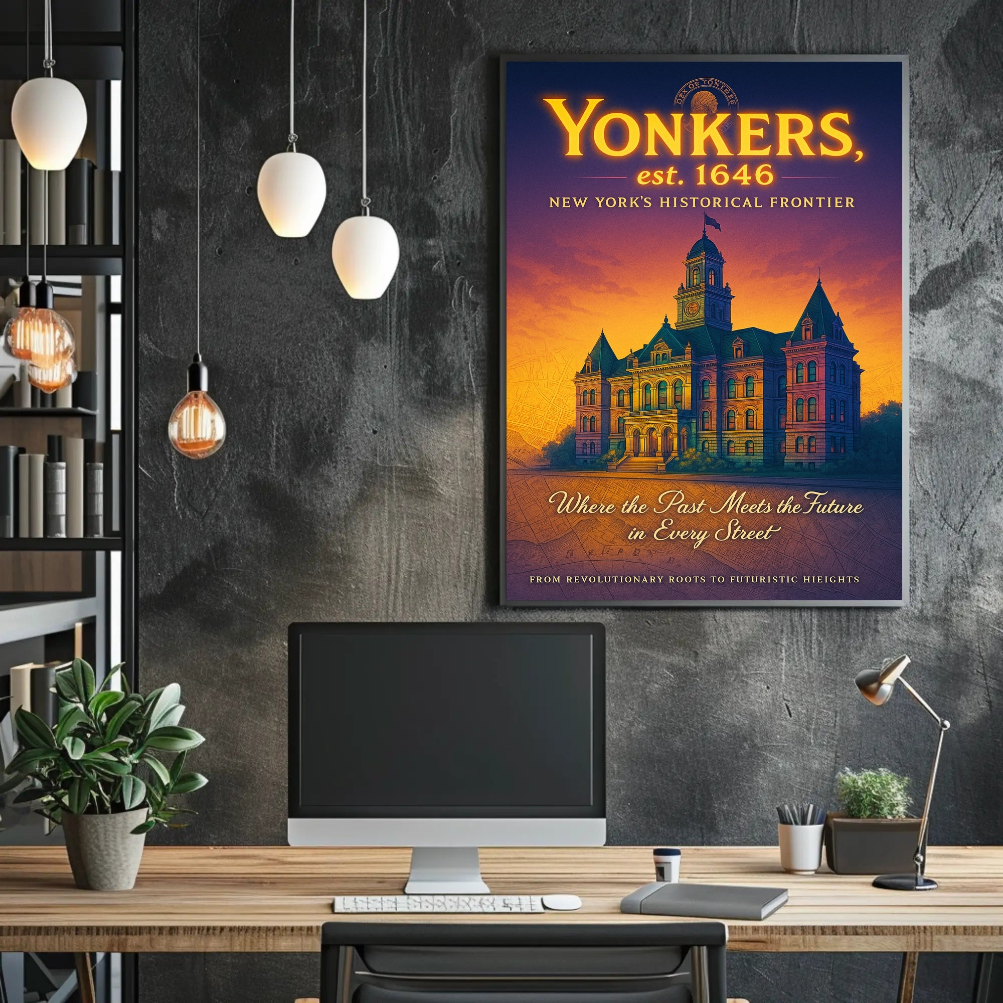 Yonkers New Yorks Historical Frontier Poster PosterGoat