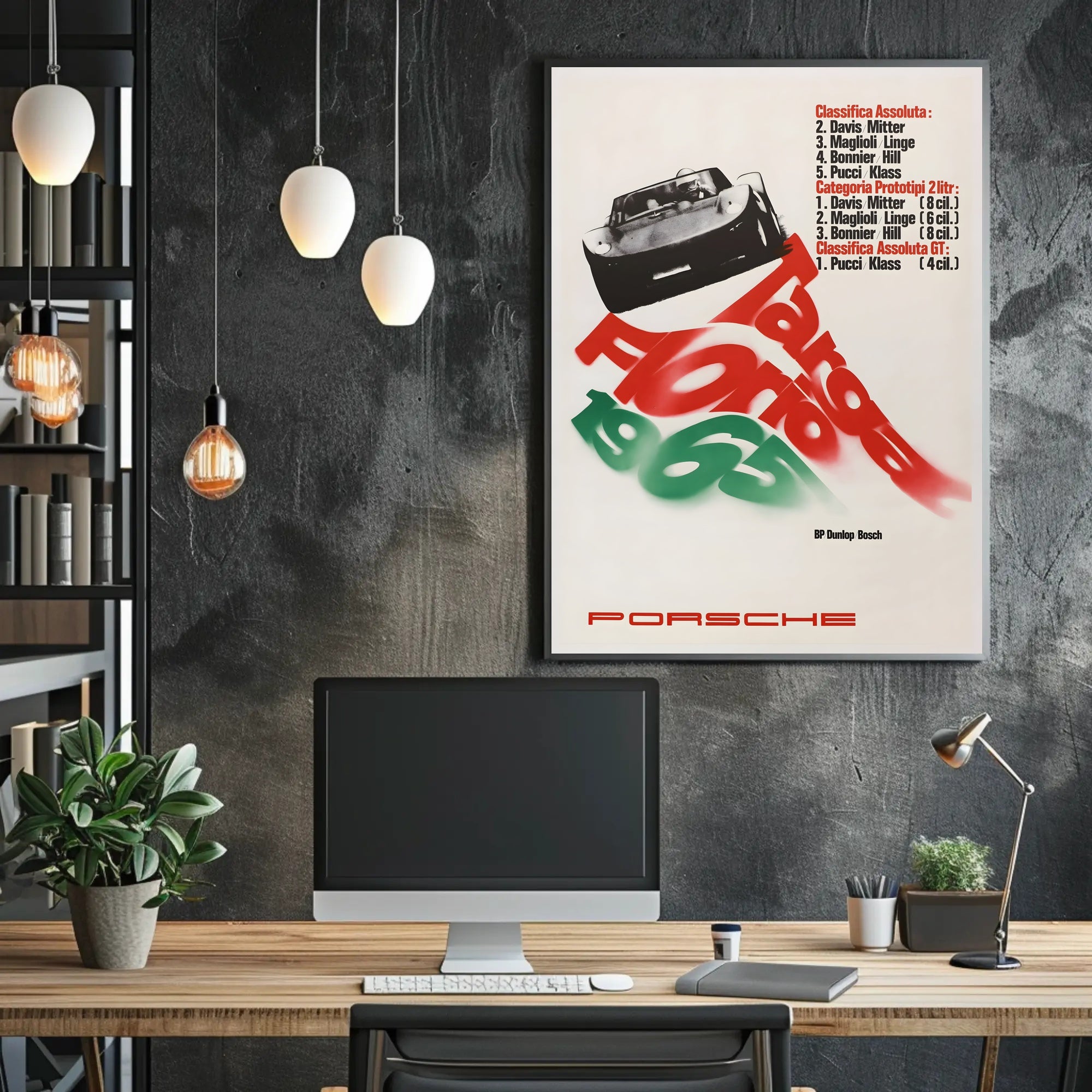 Targa Florio 1965 Racing Results Poster