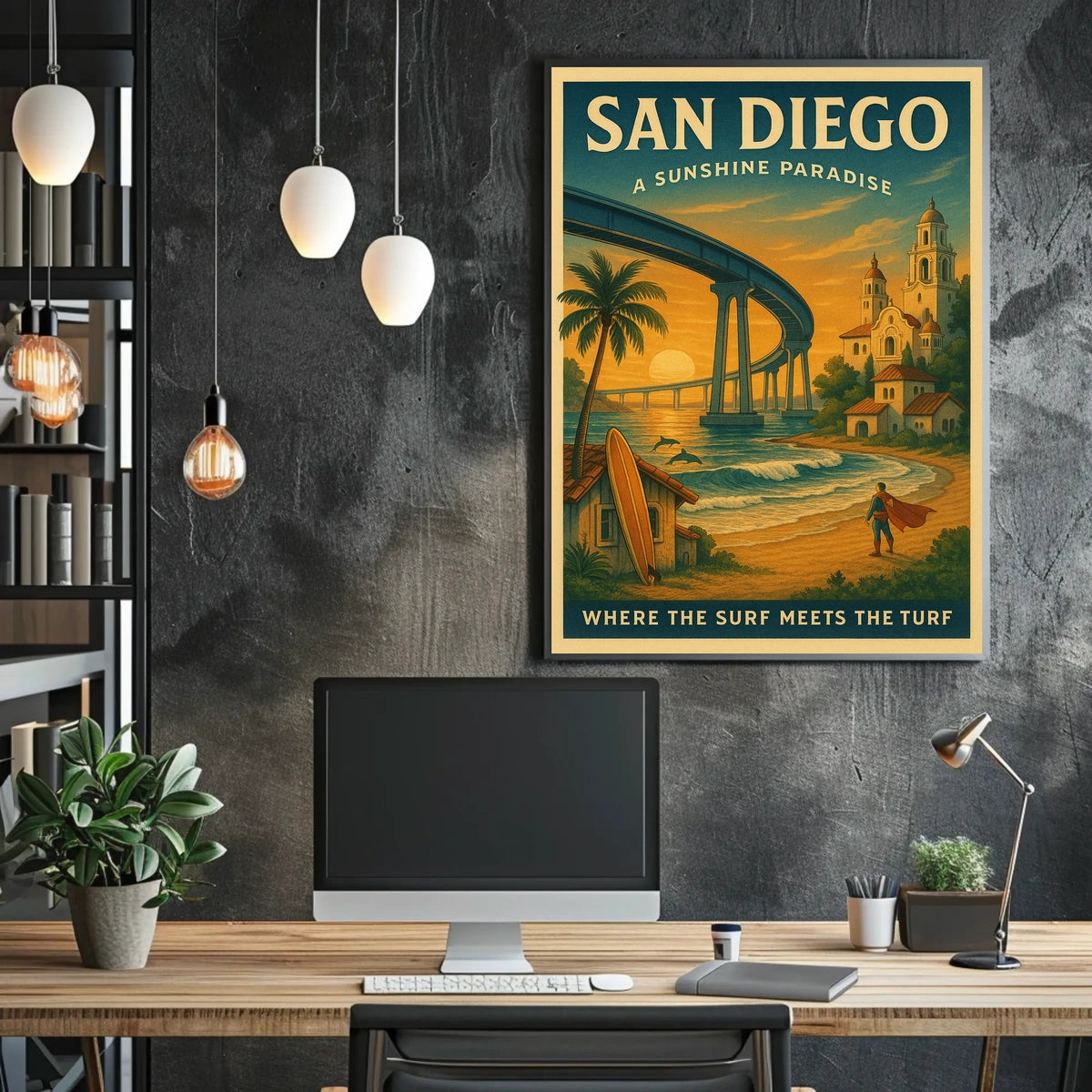 San Diego A Sunshine Paradise Poster