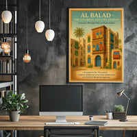 Al Balad The Colorful Old City of Jeddah Poster