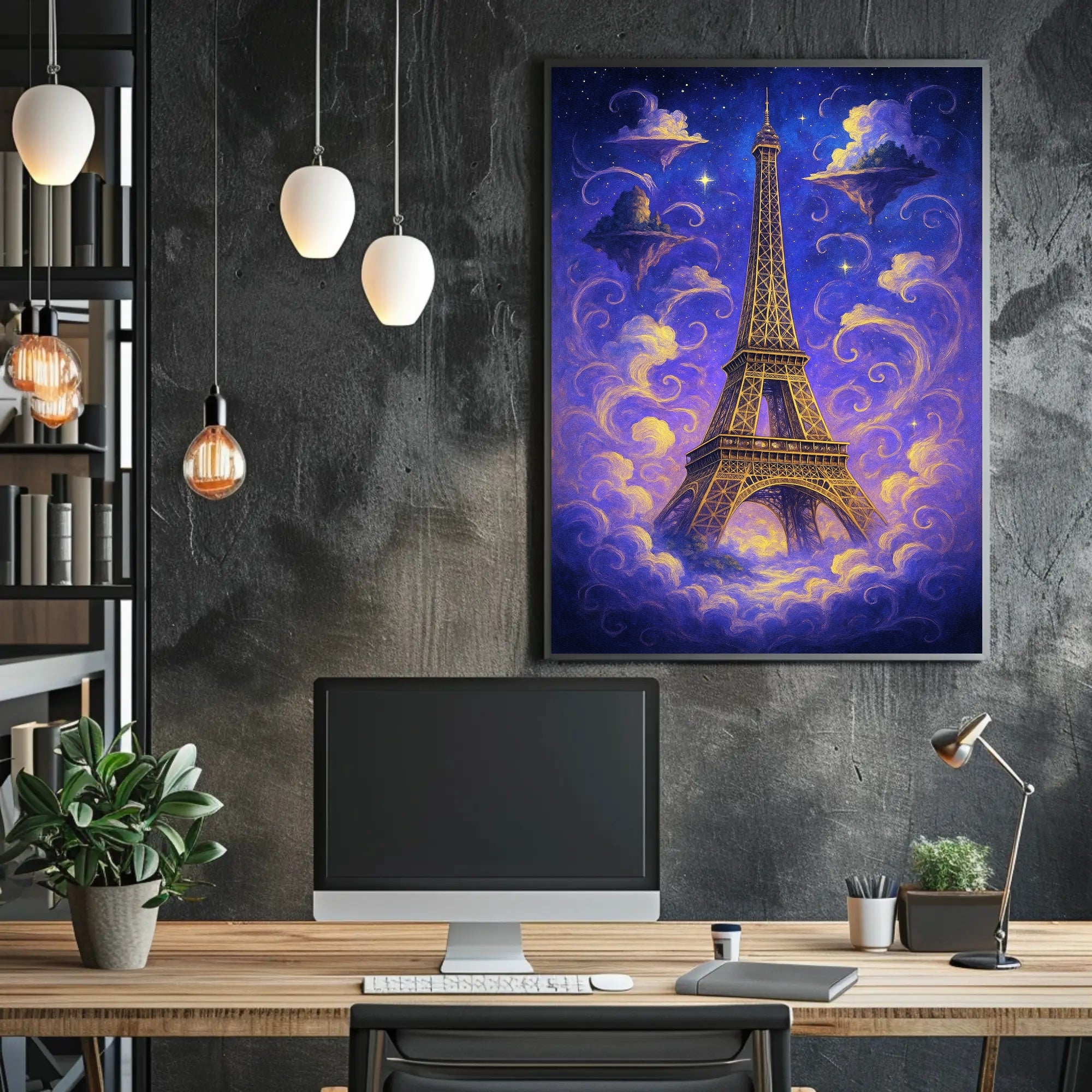 Dreamy Eiffel Tower Poster PosterGoat