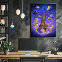 Dreamy Eiffel Tower Poster PosterGoat