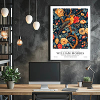 The Artistry of William Morris Cotton Prints Cultural Poster