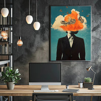 Surreal Transformation Poster Abstract Dream Wall Art