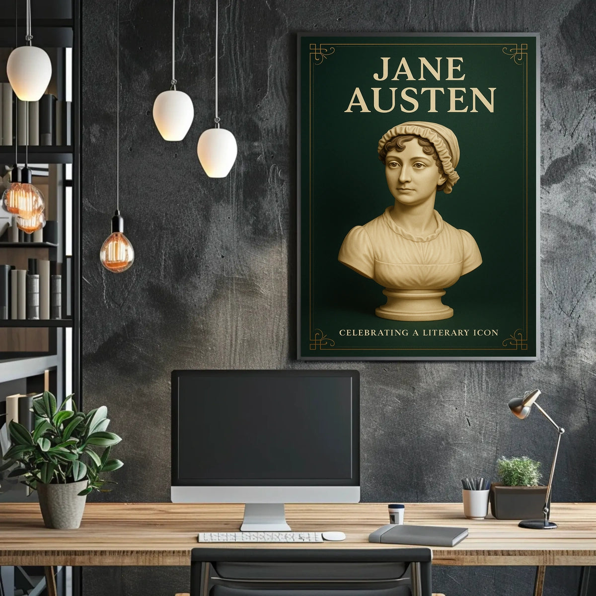 Jane Austen Celebrating A Literary Poster