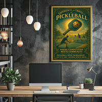 Pickleball Open Tournament 2024 Poster