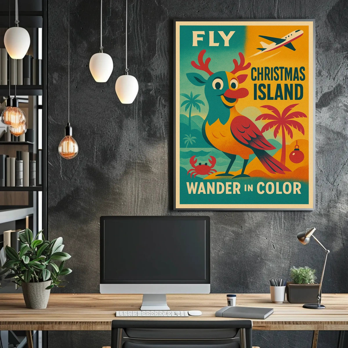 Fly to Christmas Island Poster