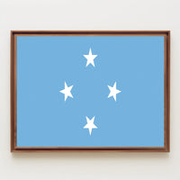 Micronesia, Federated States of Flag Poster