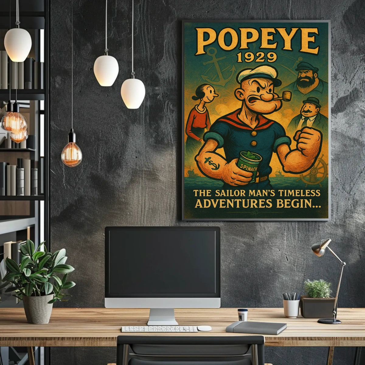 Popeye 1929 Art Poster POP-168