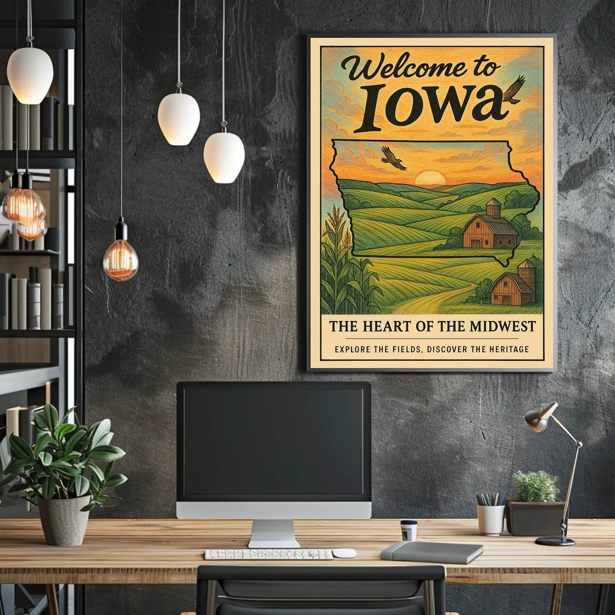 Welcome to Iowa Poster