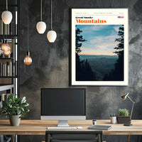 Great Smoky Mountains Scenic Poster Print