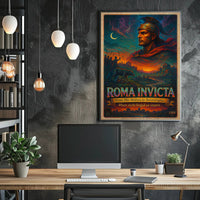 Ancient Rome Epic Scene Fantasy Mythology Poster