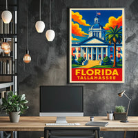 Florida State Capitol Tallahassee Poster