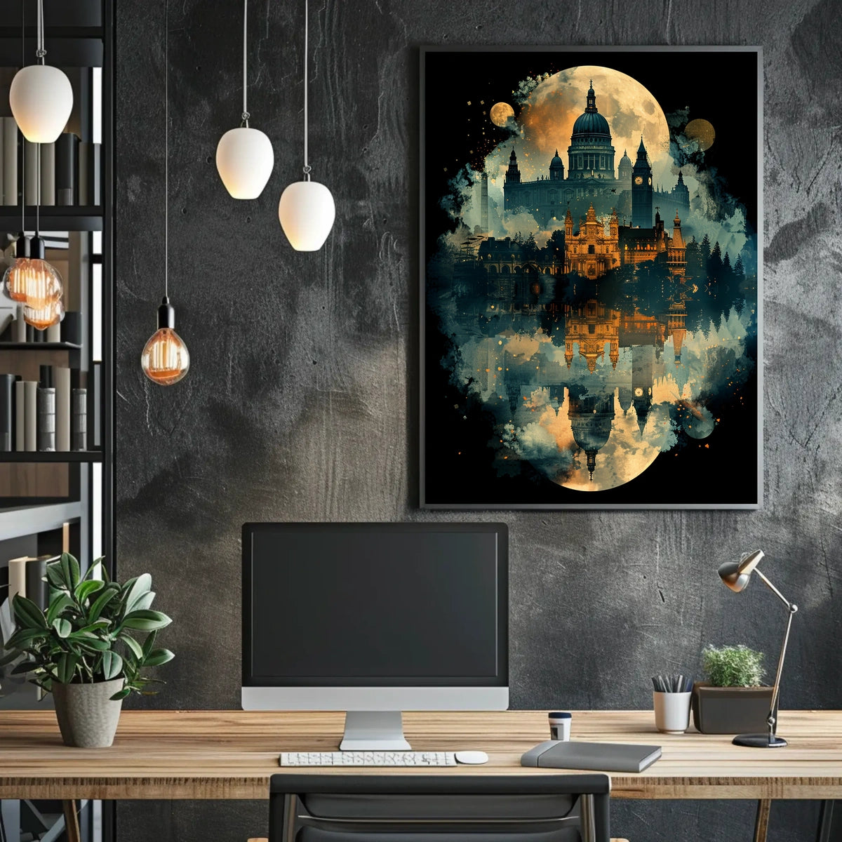 Reflections Of Timeless Architecture Poster