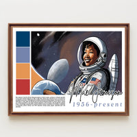 Mae Jemison: A Trailblazer in Space Poster