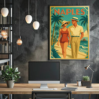 Vintage Naples Travel Poster