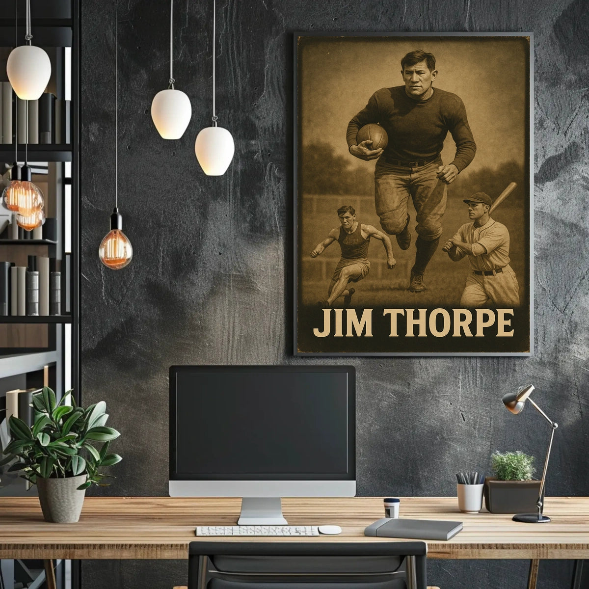 Jim Thorpe An Athletic Legend Poster