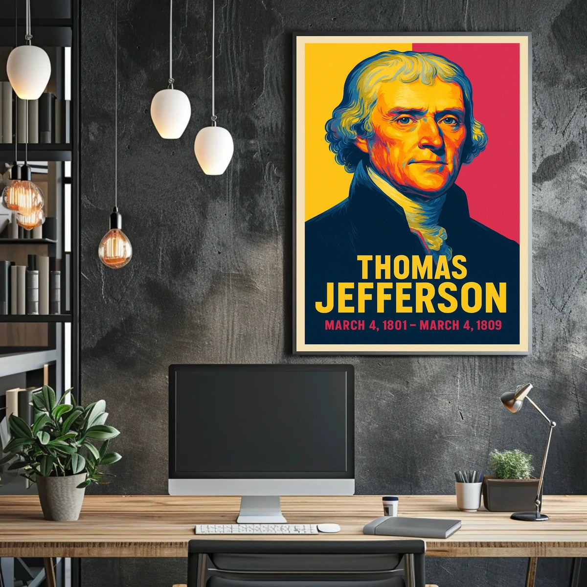 Thomas Jefferson 3rd President Poster