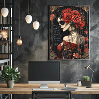 Day Of The Dead Elegance Poster