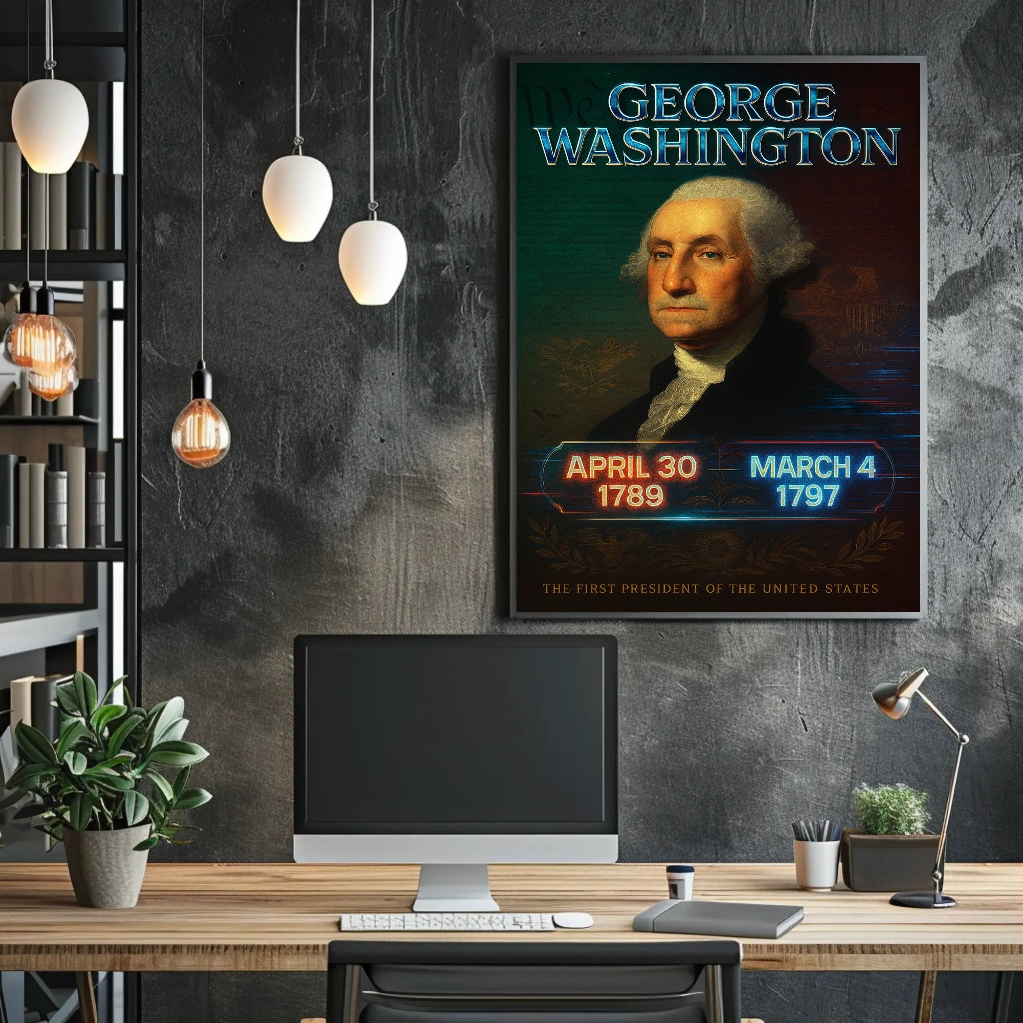 George Washington 1st President Poster PosterGoat