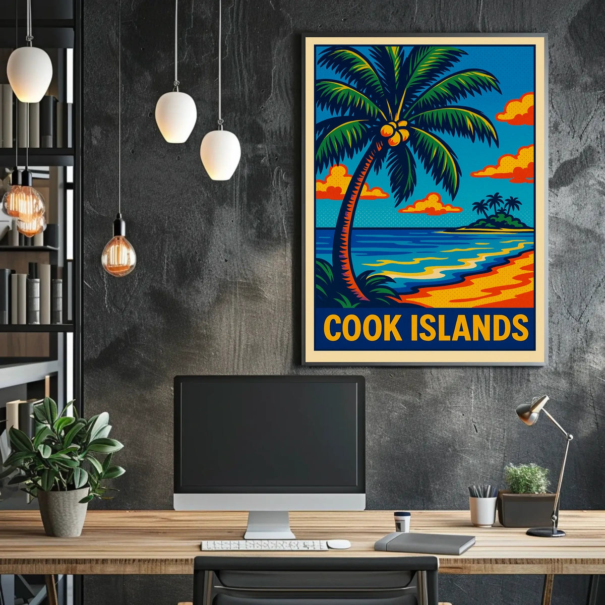 Tropical Paradise Cook Islands Poster