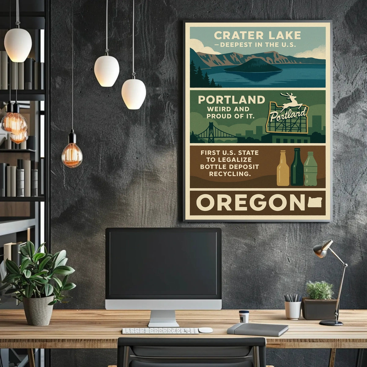 Discover Oregon Poster
