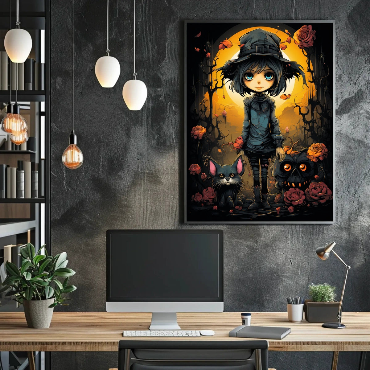 Enchanted Halloween Night Poster