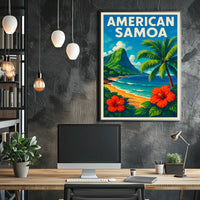 American Samoa Paradise Poster