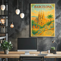 Barcelona The Enchanting Jewel of Catalonia Poster