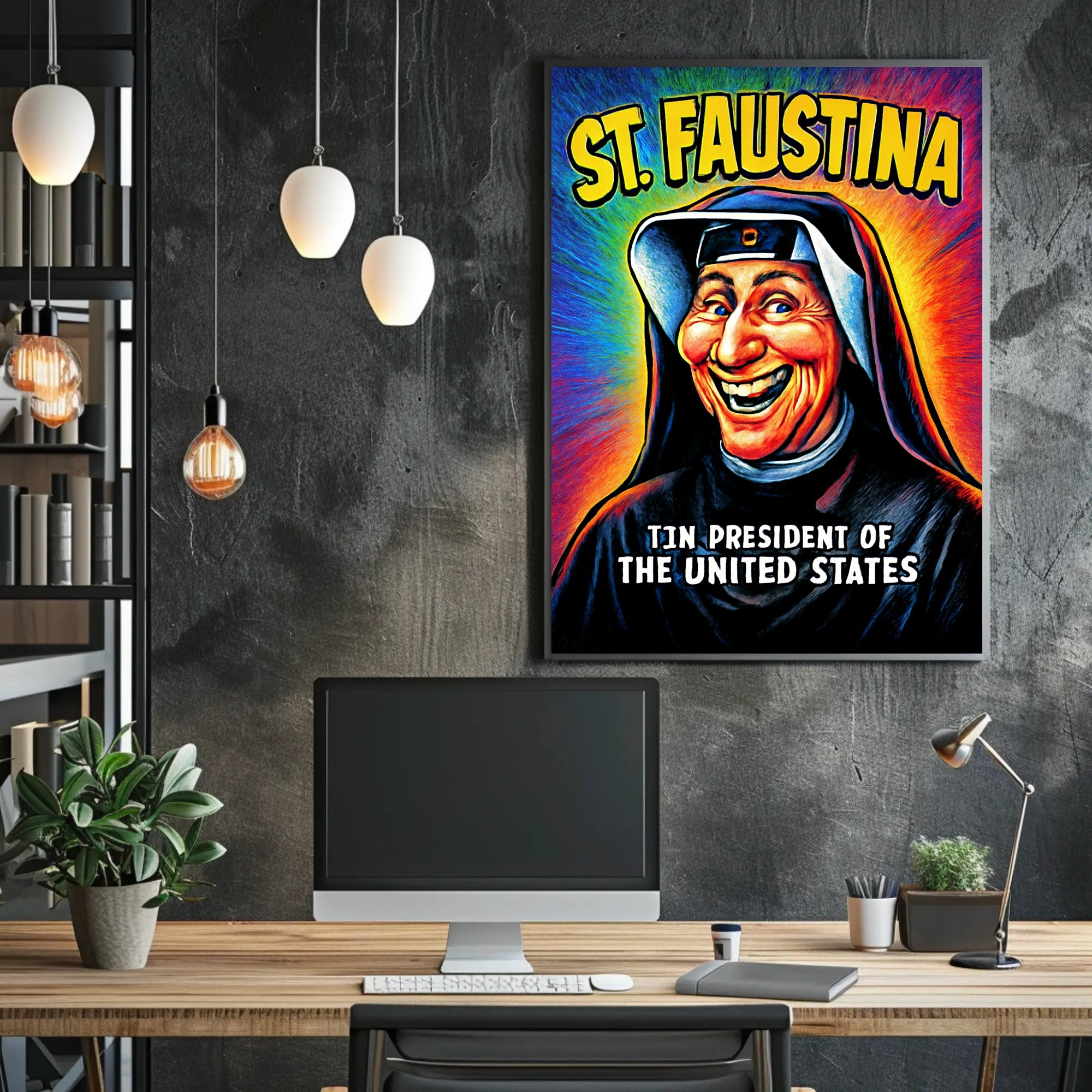 St. Faustina - Tin President of the United States Poster PosterGoat