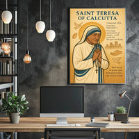 Saint Teresa of Calcutta Charity Legacy Cultural or Heritage Poster