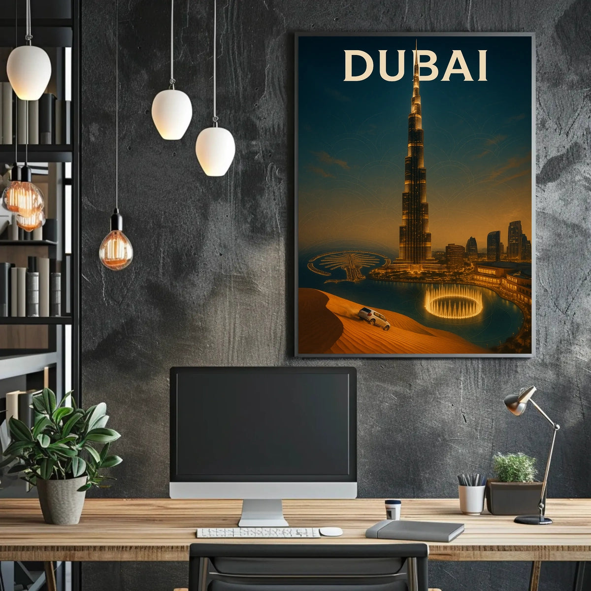 Dubai City Of Modern Marvels Modern Poster
