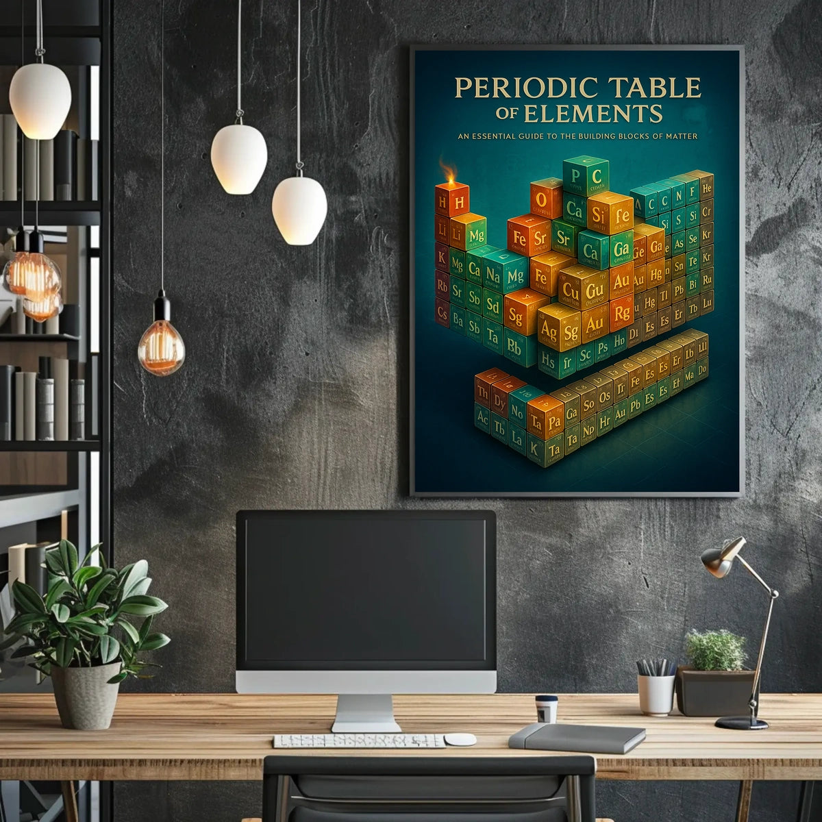 The Periodic Table Of Elements Poster