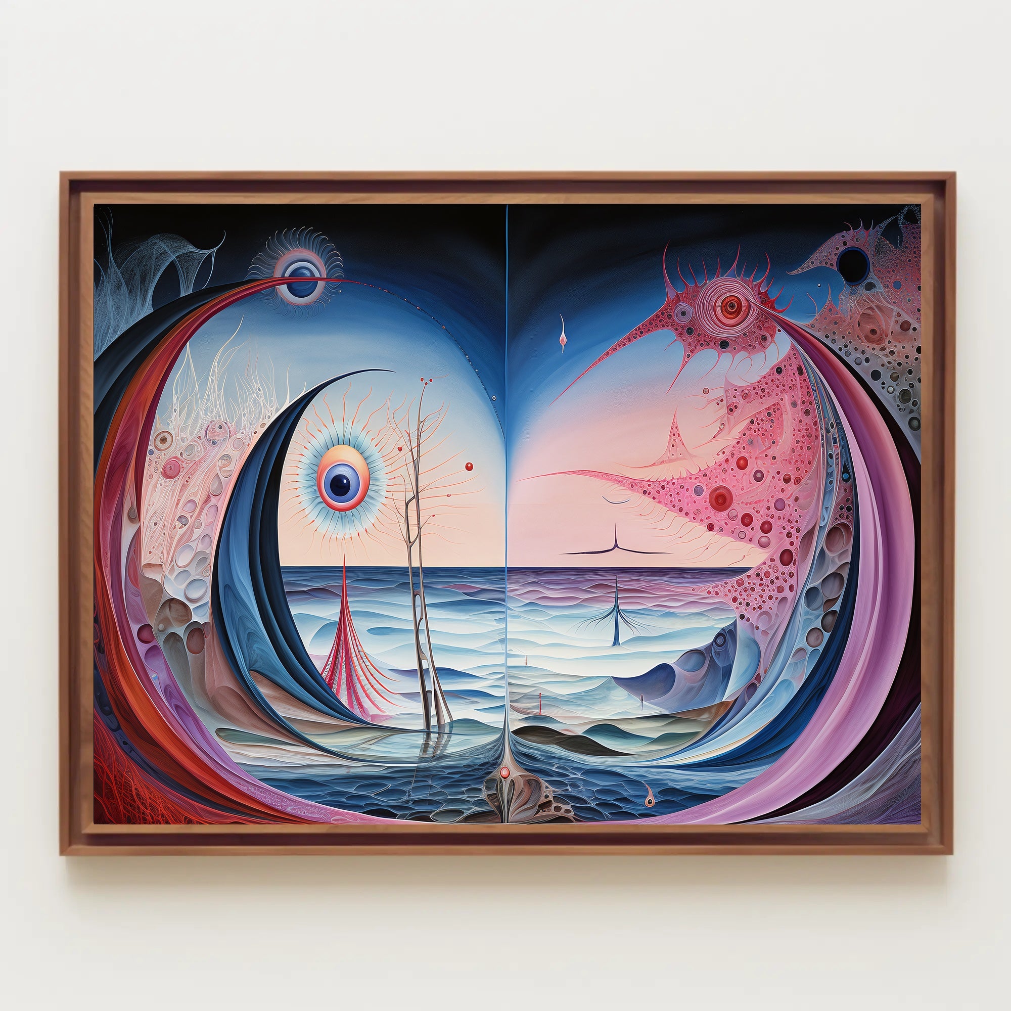 Surreal Cosmic Seascape Abstract or Artistic Poster