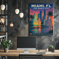 Miami The Magic City Poster