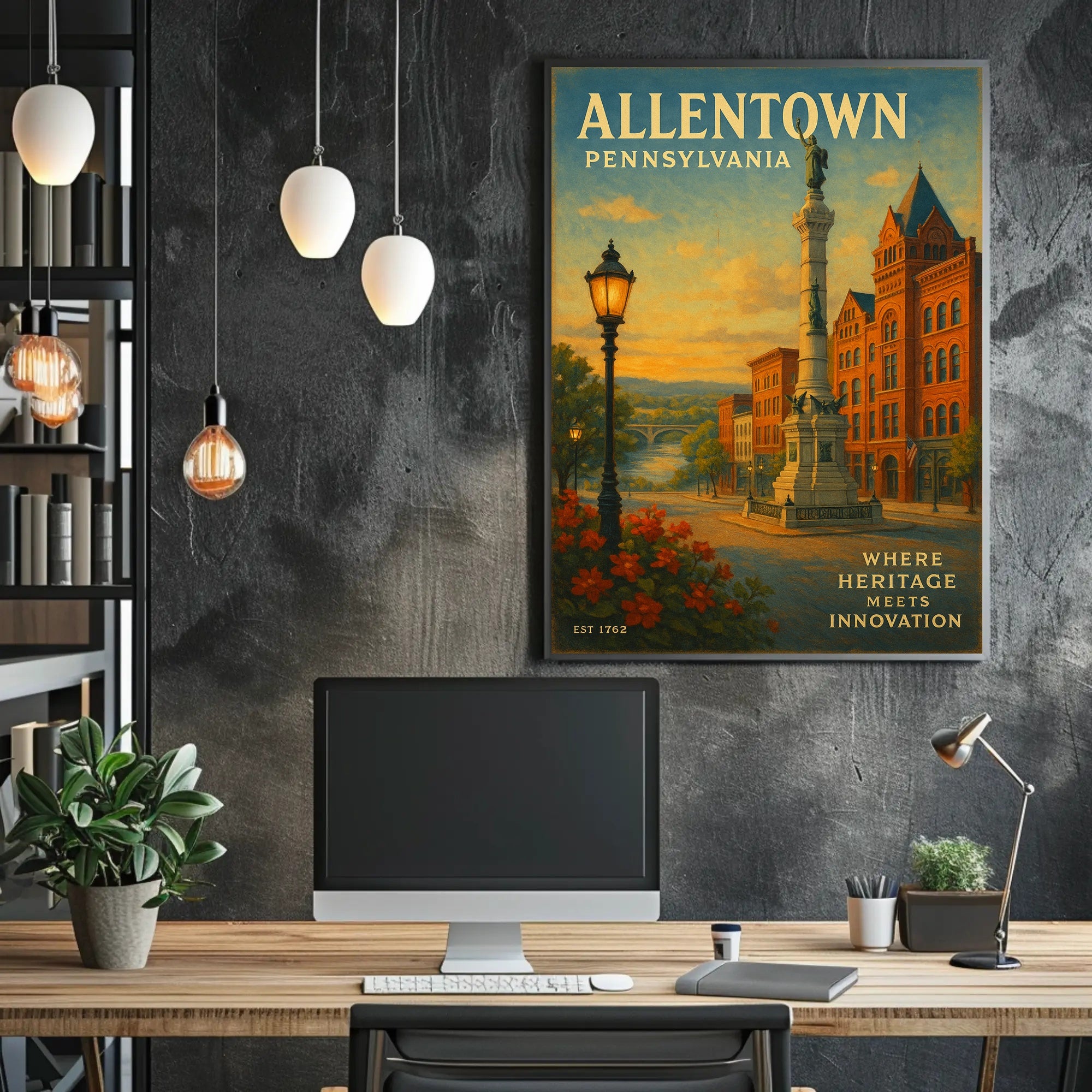 Allentown: Where Heritage Meets Innovation Poster