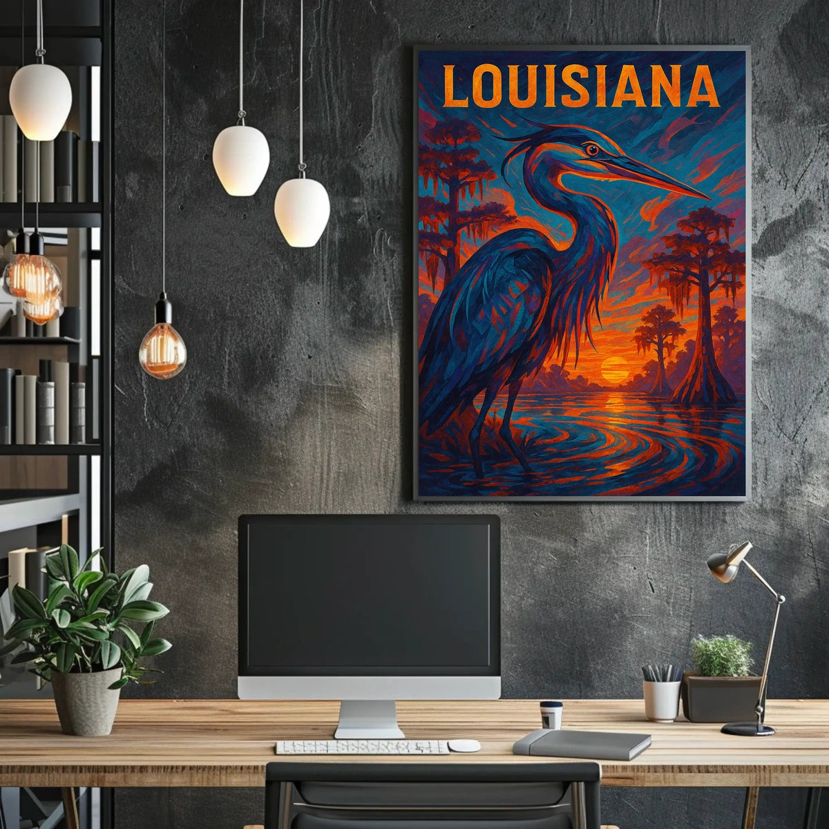 Louisiana Wildlife Poster