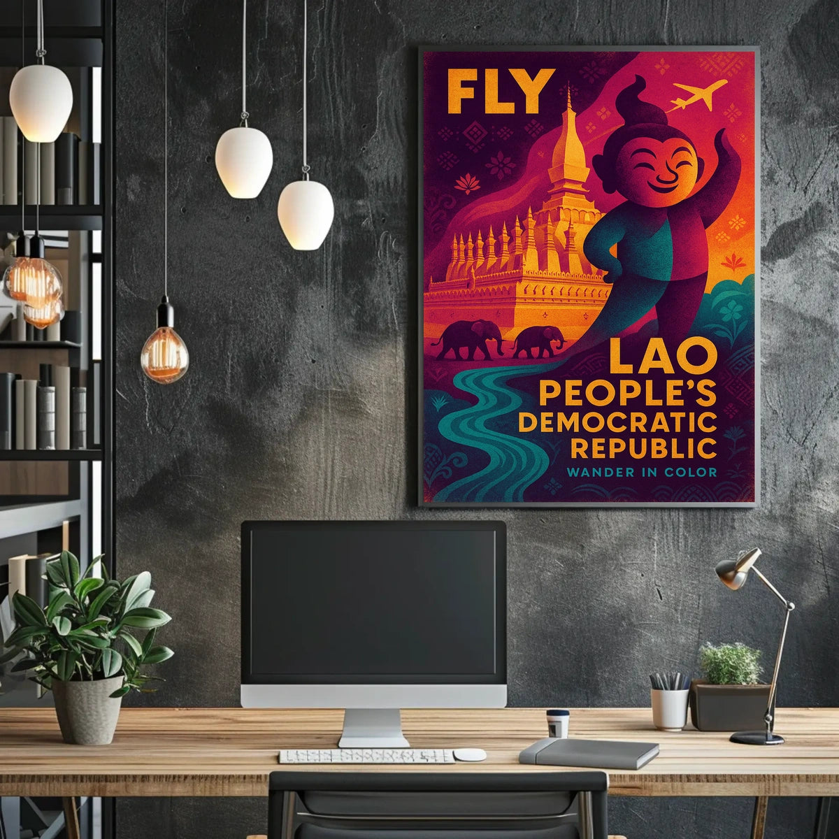 Explore the Lao Peoples Democratic Republic Poster