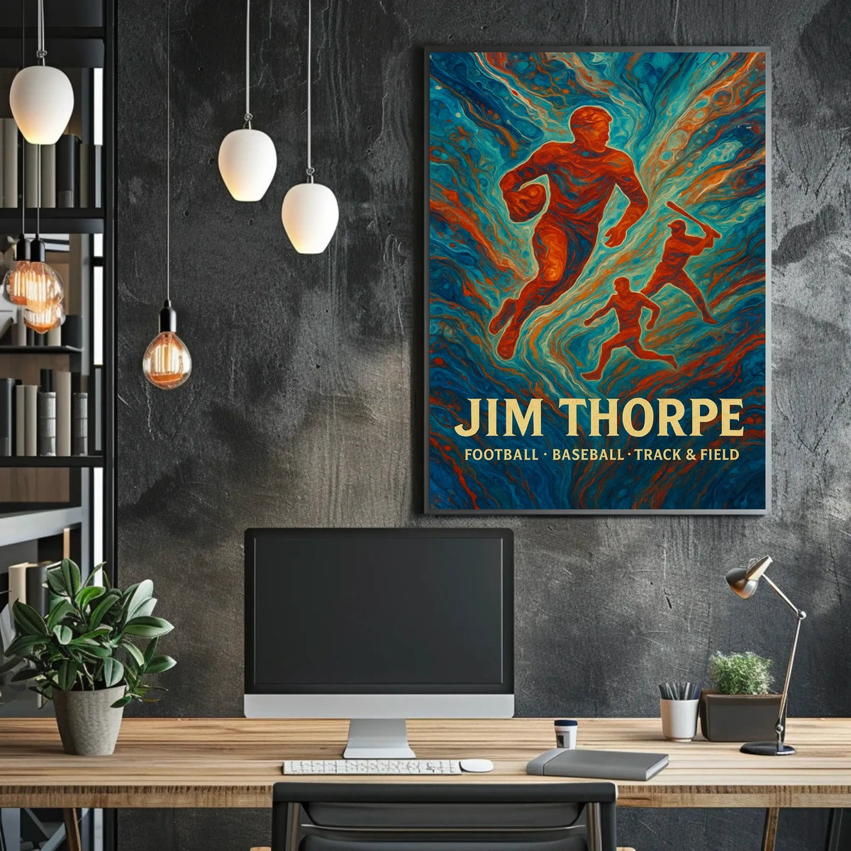 Jim Thorpe Athletic Legend Poster