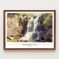 MacKenzie Falls Tranquil Beauty Travel Poster