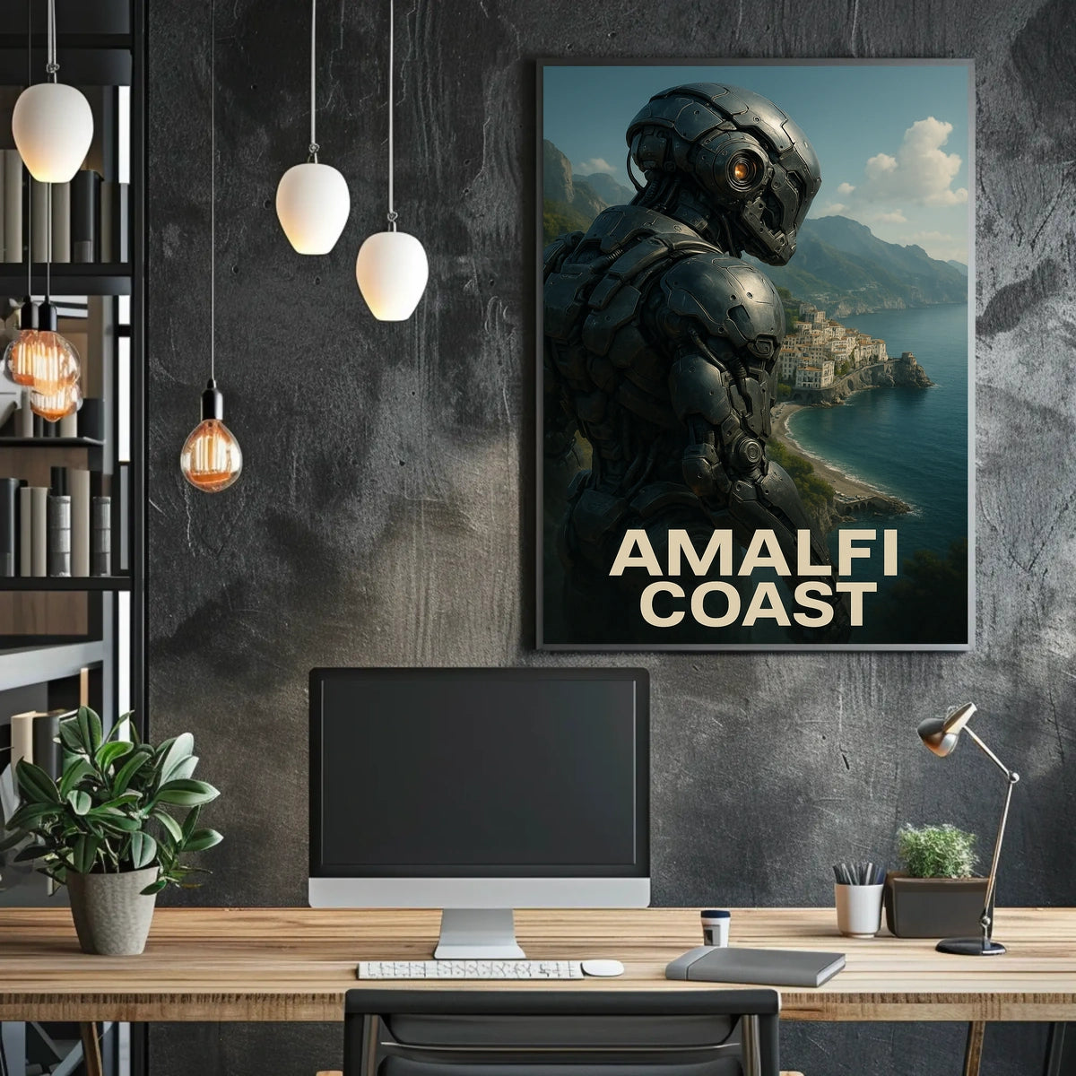 Amalfi Coast Poster 18x24 Museum Quality Art Print Decor