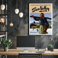 Winter Sports Under a Summer Sun Poster PosterGoat