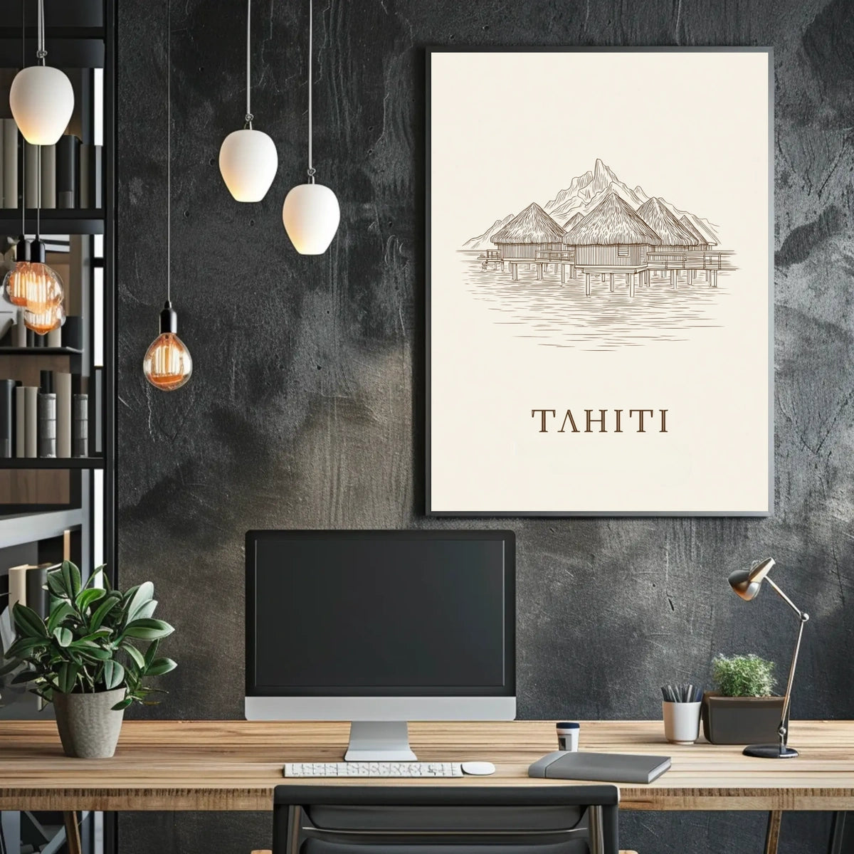 Tahiti Paradise Poster