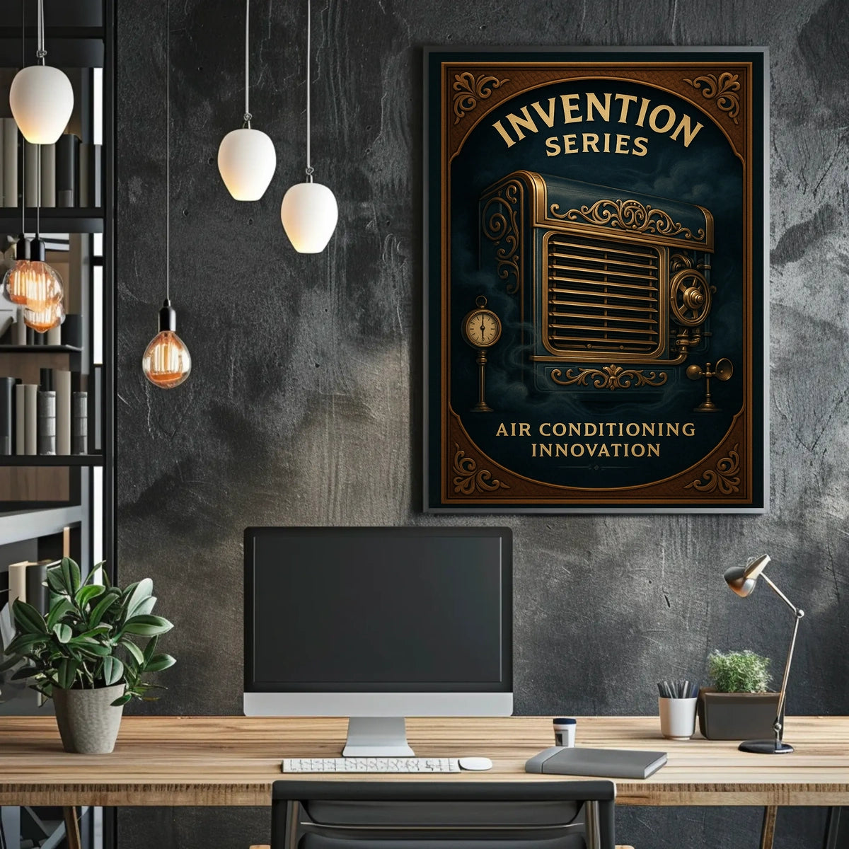 Invention Series Air Conditioning Poster