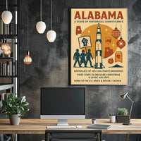 Alabama A State of Historical Significance Poster
