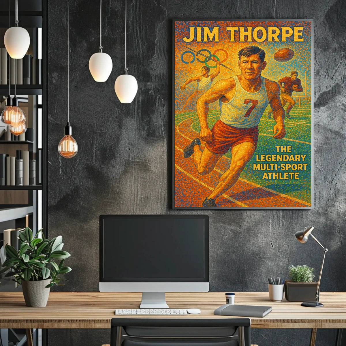 Jim Thorpe Celebrating a Sports Legend Poster
