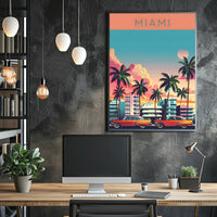 Vibrant Miami Poster